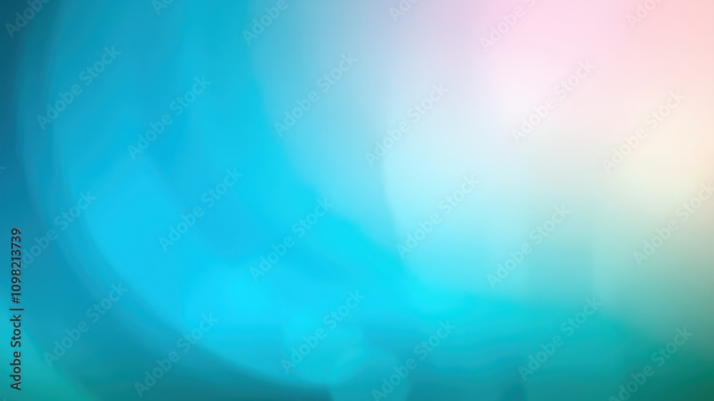Fototapeta premium Abstract gradient background with a soft blue and pink blend, ideal for websites, presentations, and graphic designs.