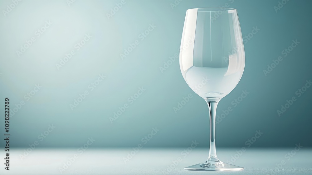 Obraz premium Close-up of sleek white goblet, clean lines and glossy surface, illuminated by soft ambient light, luxurious and contemporary appeal