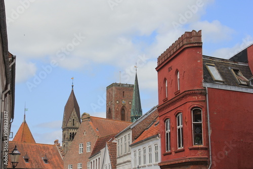 Altstadt von Ribe in Dänemark photo