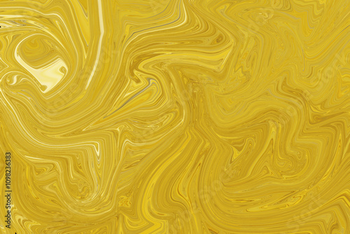 Liquified background with yellow and brown color. Abstract concept idea.