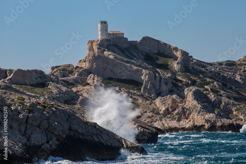 Pomegue Island. Marseille, France.