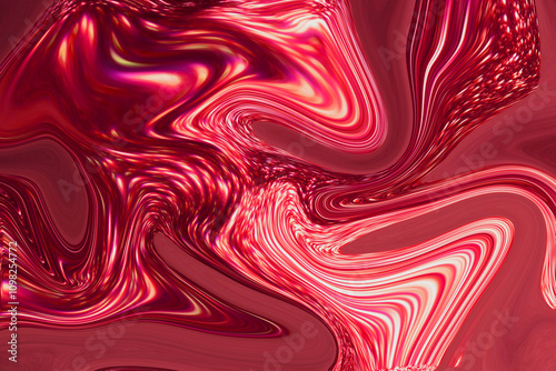 Liquified background with red color. Abstract concept idea.	