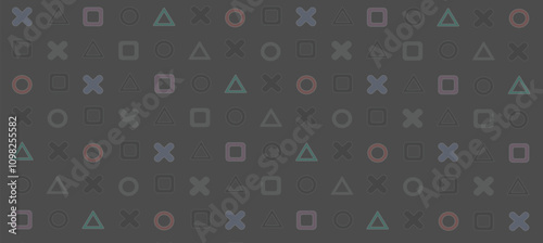 Seamless Geometric Pattern – Minimalistic Abstract Design