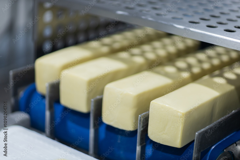 Fototapeta premium cheese factory industry 