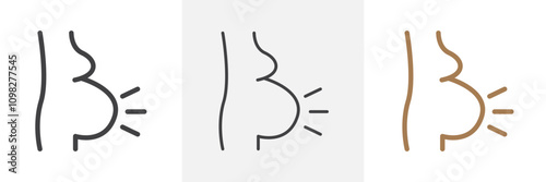 Pregnancy complications icon collection in black and white and colored style