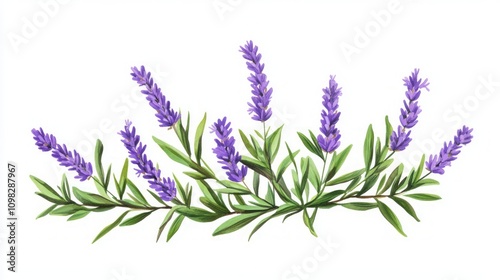 Beautiful Lavender Illustration