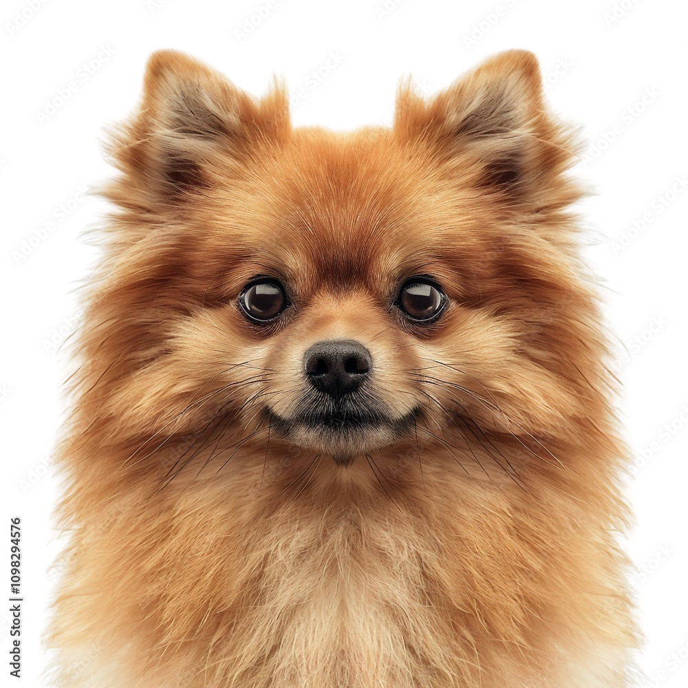 Obraz premium Cute Pomeranian Dog Portrait