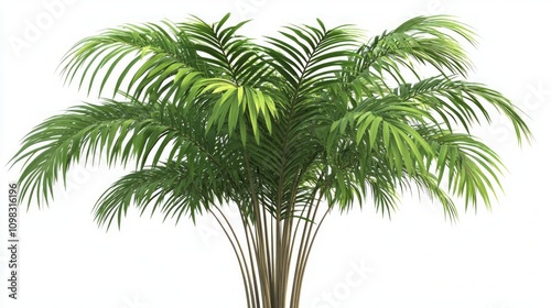 Vibrant Tropical Palm Plant photo