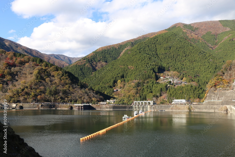 Obraz premium 奥多摩湖