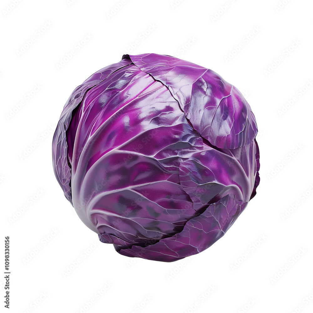 Fototapeta premium Red Cabbage, A Vibrant Vegetable