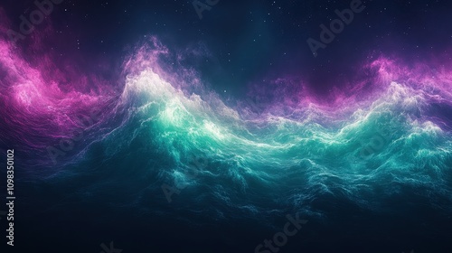 Stunning Gradient Visual Inspired by Aurora Borealis with Breathtaking Blending of Colors Capturing the Mystical Essence of Northern Lights in a Dreamy Aesthetic