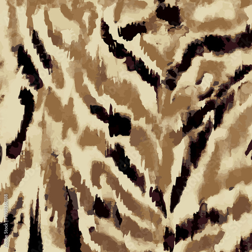 Colorful animal print, motion blur, colors.
