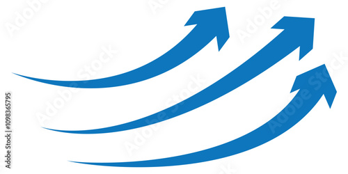 Free Download Set of arrows. Arrows up. Black arrow icons. Curved arrows. Vector illustration. - GFXLoad