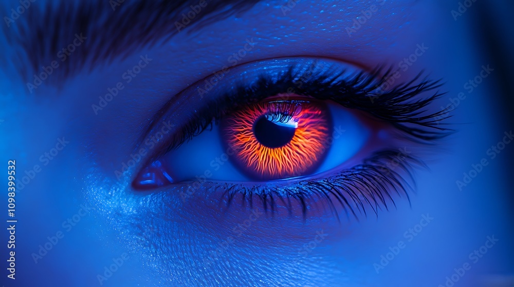 Obraz premium Eerie eye glow