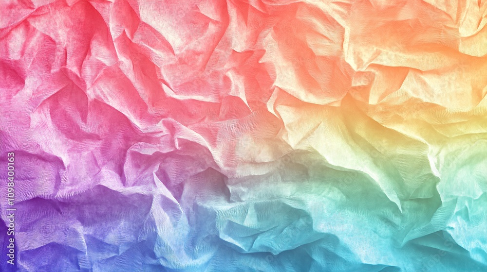 Fototapeta premium Sparkling rainbow gradient texture with glitter effect.