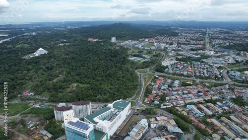 Bintulu, Malaysia - November 23, 2024: The Tanjung Batu Beach of Bintulu photo