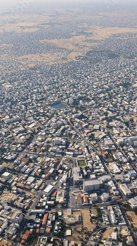 Aerial view of southern districts of Beit Shemesh, drone, development photo