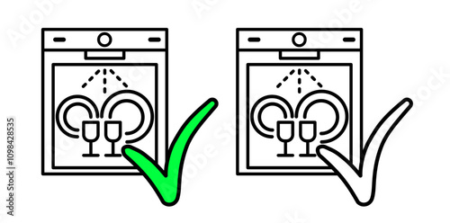 Geschirrspüler Fest Icon
