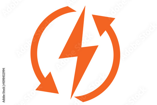 Free Download Renewable energy vector icon. Eco illustration sign. Recycle symbol or logo. - GFXLoad