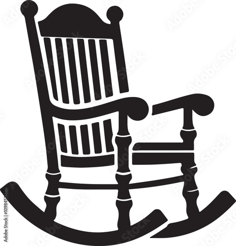 Rocking Chair Silhouette
