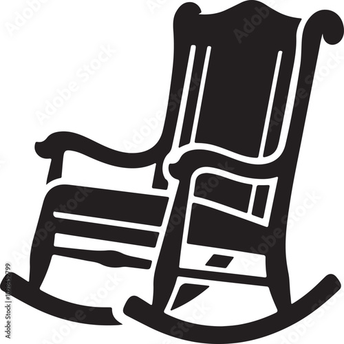 Rocking Chair Silhouette