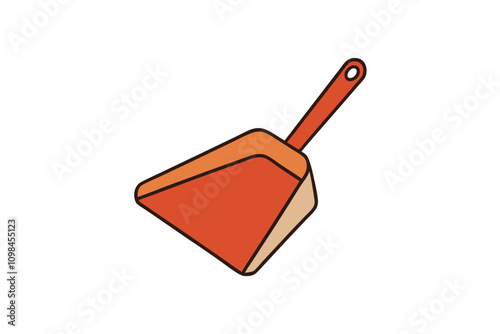 Daily Use Dustpan Vector Design.