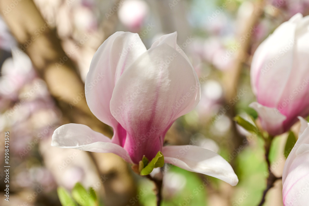 Obraz premium kwiat magnoli, czystość, charakter, sielanka, jardin, kwiat, roślina, kruchość, kubki, kwiat, drzewo, flora, kwiat, wiosna, beuty, feuille, róż, krzew, biała, piękne, kwitnienie, gałąź, makro, wspania