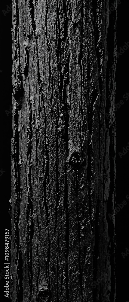 Obraz premium Wide shot of black and white zebra skin on a log, nature, zebra, foliage, landscape, wide-angle