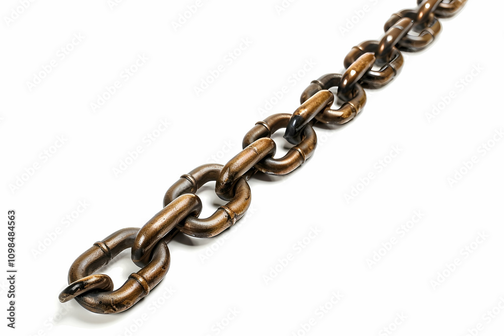 Obraz premium Chain isolated on white