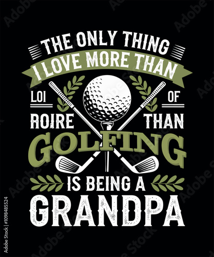 Golfing T-shirt Design