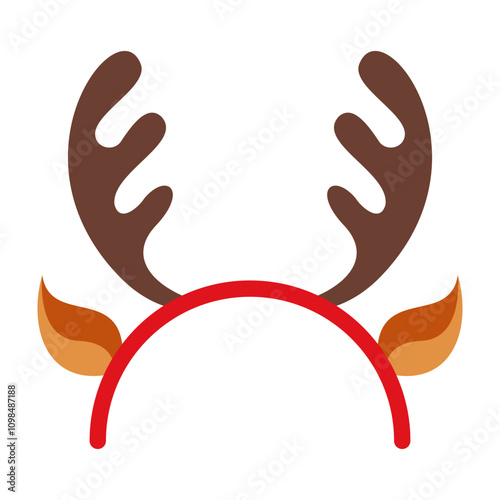 Christmas-themed Masks and Costumes On White Background