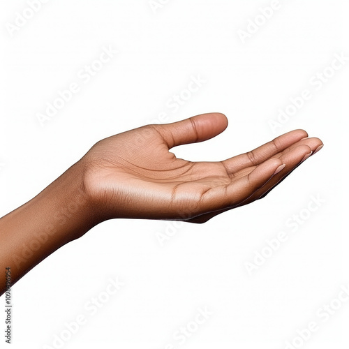 African American Hand Holdi...