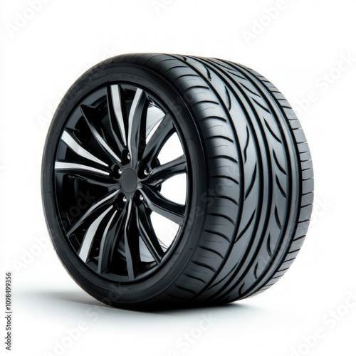 Car Tyre Isolated