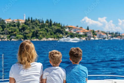 Family On The Yacht