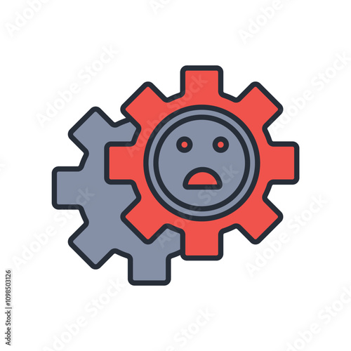 poor management icon. vector.Editable stroke.linear style sign for use web design,logo.Symbol illustration.