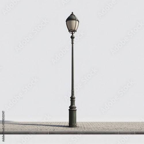 Metal Pole Isolated