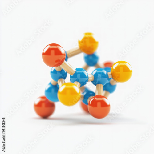 Molecule Model Isolated