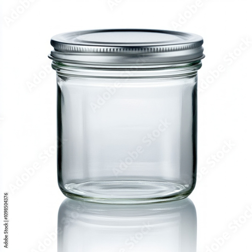 Plastic Jar Isolated