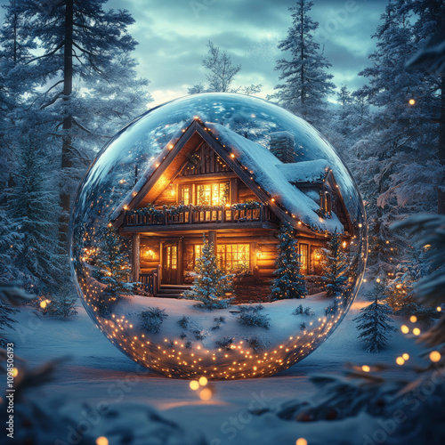 Transparent Glass Globe Dep...