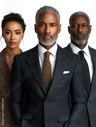 business people white backg...