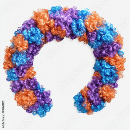 Clown Wig Isolated