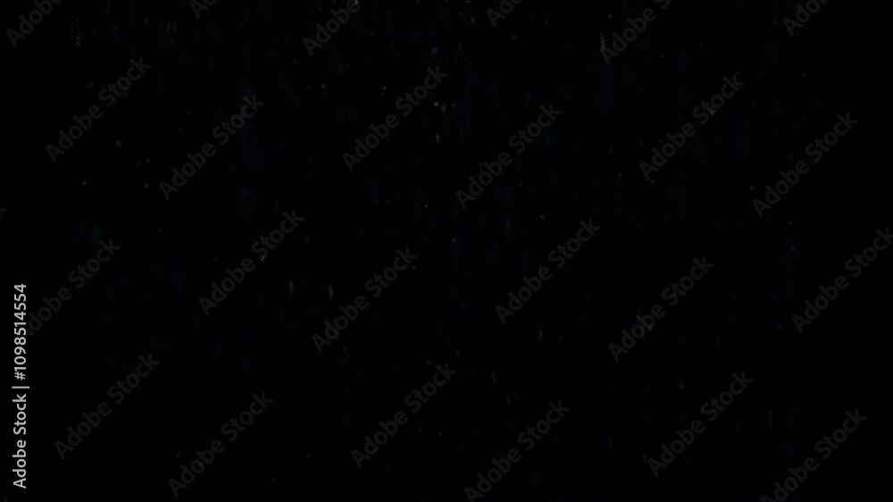 Destellos de Estrellas en Movimiento Sobre Fondo Negro