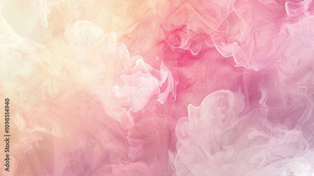 Fototapeta premium Delicate creamy background with a gentle blend of hues and colors