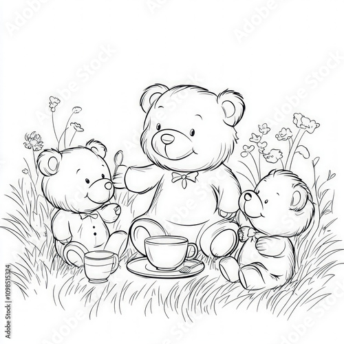 A cozy tea party with stuff...