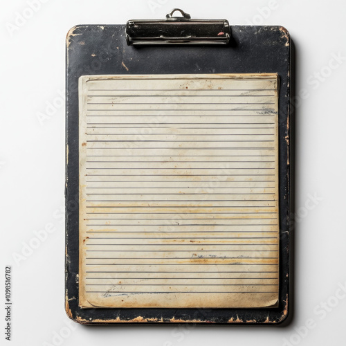 Black Clipboard Isolated