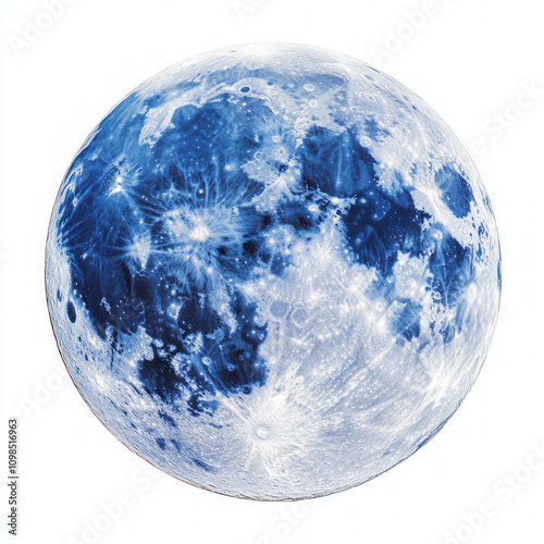 Blue Moon Isolated