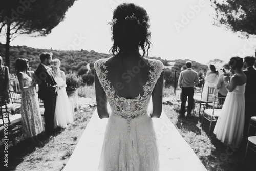 Bride Walking Down The Aisle