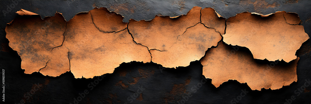 Obraz premium Abstract Orange Texture on Dark Background