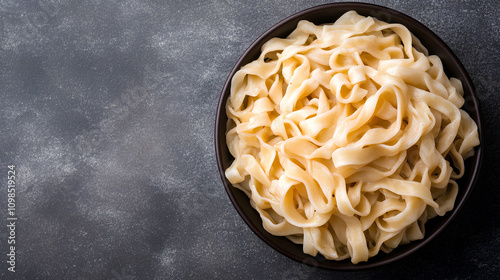 Square Block of Uncooked Instant Noodles on Transparent Background