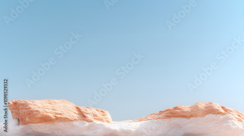 Striking Rock Formation in a Remote Landscape | Unique Geological Structure with Dramatic Shapes and Textures | Nature’s Artistic Display in Rugged Terrain